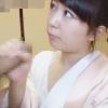 老舗料亭の19歳一人娘が着物姿で股間を弄られたり手コキやフェラチオさせられててエロい